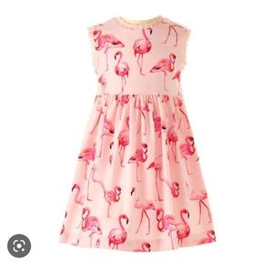 EUC Rachel Riley flamingo dress size 4